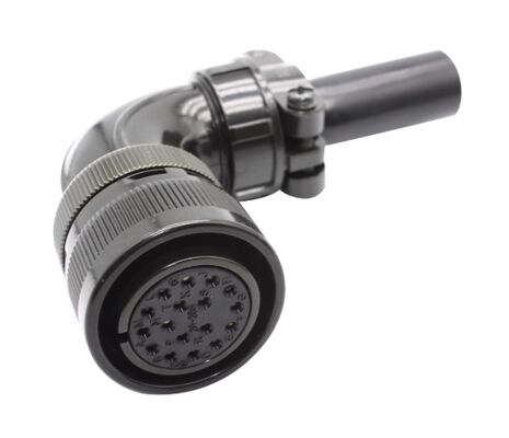 17-core Servo Motor Connector Aviation Plug with US Military Standard and Silver Gold Plated Pins