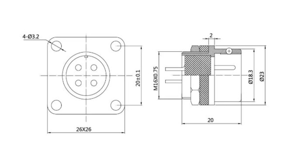 Tightly Assembly And Fast 4 Pin Servo Connector