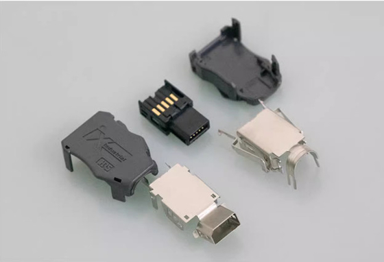 Industrial Ethernet Cable Plug Ix Industrial Hirose HRS Connector IX40G-B-10S-CV-7.0