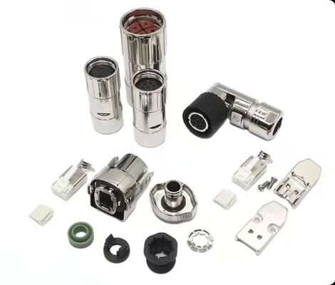 Applicable to Siemens V90 servo power line straight plug 4-core connector 6FX2003-0LL13/0LL13