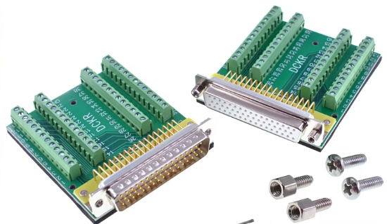 Solderless DB50 Servo Motor Connector with 50-Pin Configuration for Industrial Automation
