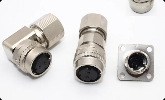 Servo Motor Connector with 10PIN Insulation Resistance and Silver/Gold Contact Plating for Wide Temperature Range (-40℃ to +105℃)