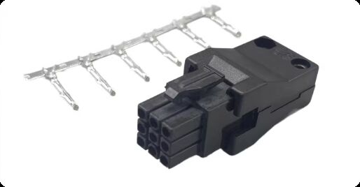 Delta Servo Motor Plug with 1000V Voltage Rating and Crimp/Solder Termination for Moog Gender Configuration