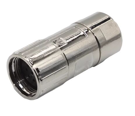 8-pin Siemens V90 Servo Motor Connector with Silver and Gold Plated Pins for Battery Current Rating