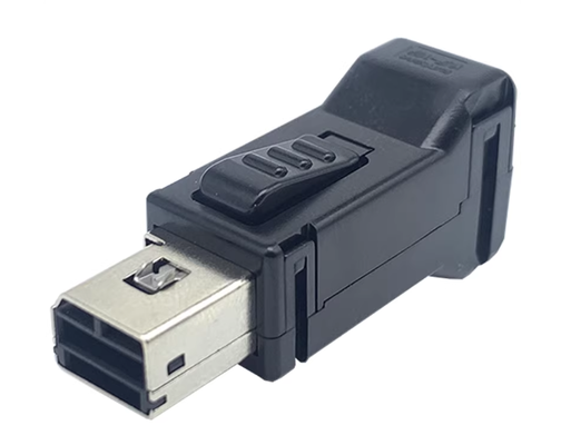 10PIN High Torque Insulation Resistance Servo Motor Connector for Panel and Cable Mount in Industrial Automation