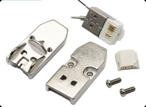 1000V Voltage Rating Servo Motor Connector with Omrons Domestic Contacts and 10PIN Insulation Resistance