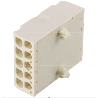 10PIN Insulation Resistance 1000V Voltage Rating Crimp Solder Termination Servo Motor Connector for Industrial Automation