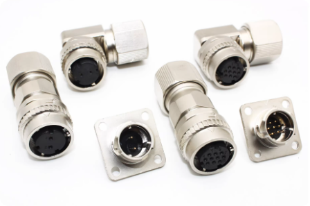 Servo Motor Connector Aviation Plug with Silver and Gold-plated Pins Omrons Domestic Contacts for Wide Temperature Range