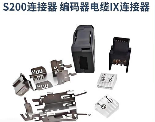 1000V Voltage Rating Servo Motor Connector with 18-24 AWG Wire Gauge and Metal/Plastic Material for Industrial Automation