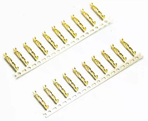 IDC/MIL single bump horn plug FC-2.54mm pitch gold-plated terminal dual-row plastic shell connector