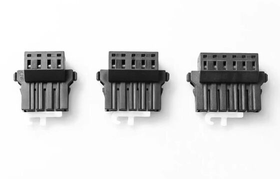 6FX2003 Servo Motor Connector with 1000V Voltage Rating Silver Gold Plated Pins and Panel Cable Mount Options