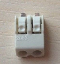 2062 2P Led Ribbon ánh sáng kết nối đồng TIN Coating màu trắng