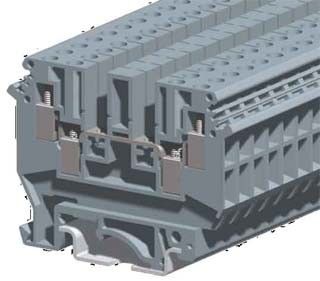 SKJ-4 / 2X2 Din Rail Terminal Blocks Tính linh hoạt mạnh mẽ Đầy đủ Đặc điểm kỹ thuật