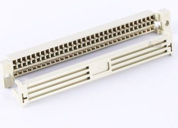DIN 41612 3 hàng 64 Pin IDC ổ cắm kết nối vật liệu hợp kim đồng với nhà ở PBT